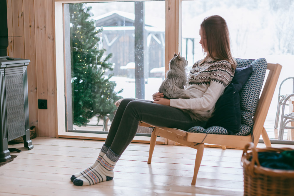 Girl with ESA cat after getting ESA letter